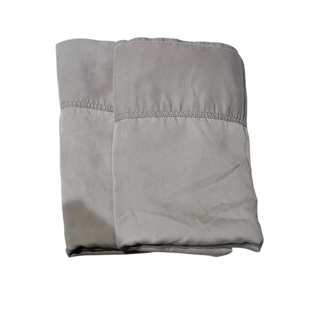 Abripedic King Pillowcases Set‎ 100 Tencel Lyocell Eucalyptus Cooling Gray 600TC